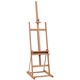 image 1 of Vinsetto Wooden Easel Stand H-Frame Artist Easel with 171-230cm Adjustable Height and 0-80  Working Angles Beech Wood Art Easel for Displaying Painting Wedding Sign Nature Wood Finish