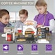 image 7 of Pretend Play Coffee Shop & Pizza Café Set – 30-Piece Kids’ Coffee Maker Playset with Cash Register and Food Accessories