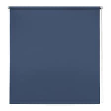 180cm Navy Trimmable Thermal Blackout Roller Blinds | Grey | Grey