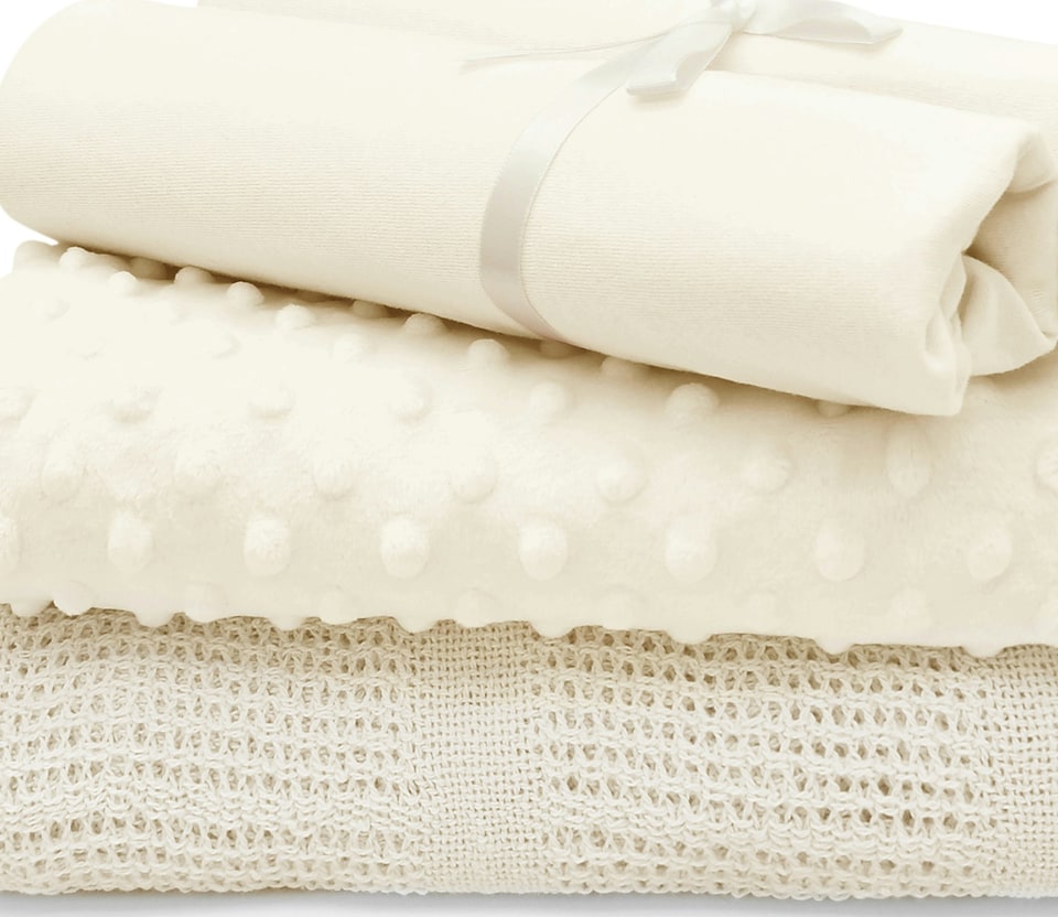 image 1 of 3pc Moses Starter Set - White | Cream