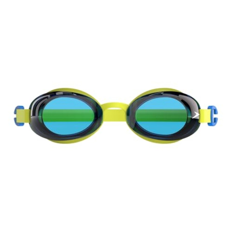 image 1 of Speedo Unisex Kids Jet 2.0 Swiming Goggles | Enhanced Vision, Empire Yelow/Neon Blue, One Size
