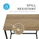 image 4 of Desk Computer PC Laptop Home Office Work desk, Study Writing Light Brown Rustic Style 80cm Brown