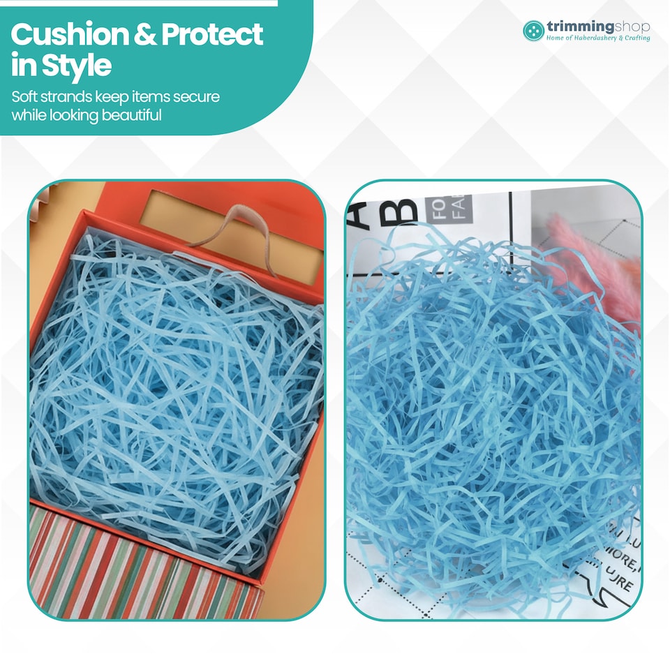 image 1 of Shredded Tissue Paper, Decorative Gift Packaging Hamper Filler - 100G