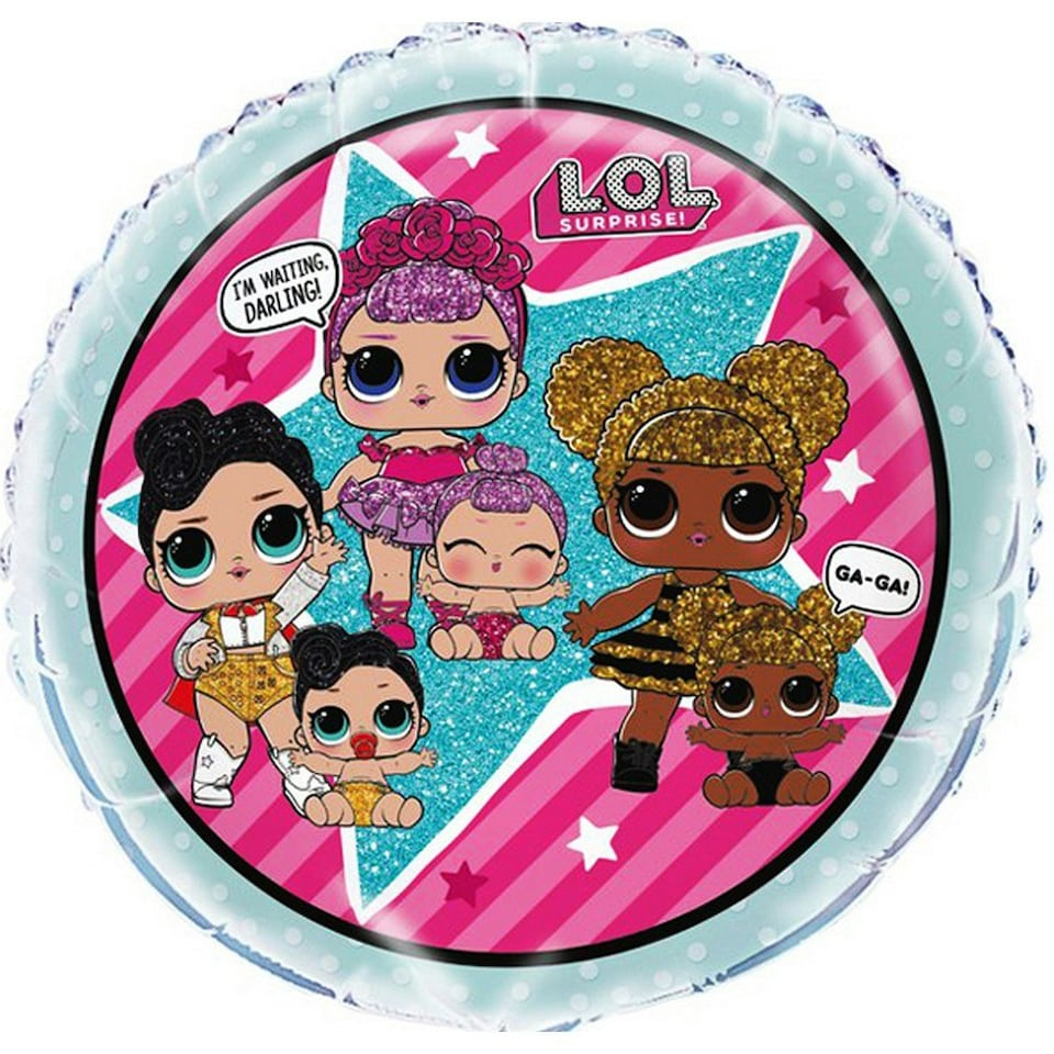 image 1 of Lol Surprise Unique Party Circle Foil Balloon - Mulicoloured - One Size