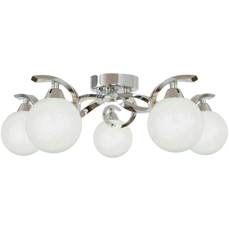 image 1 of Bombo 5 Light Semi Flush Ceiling Light