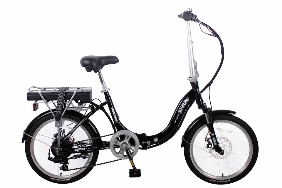 Dallingridge Oxford Folding Electric Bike, 8.8Ah Battery, 20" - Gloss Black