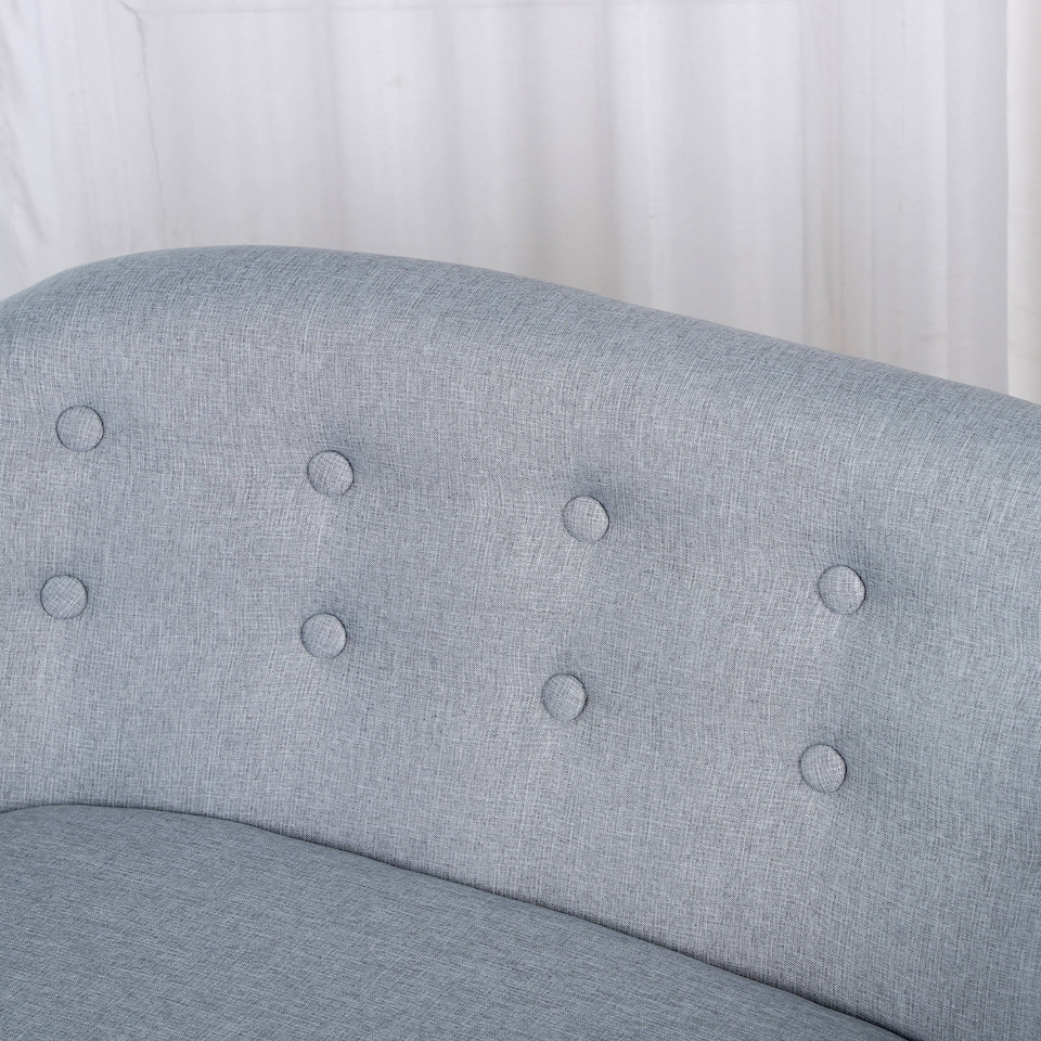 image 1 of HOMCOM Kids Sofa Children Couch Toddler Armchair Seat Bedroom Nursery | Grey | One Size