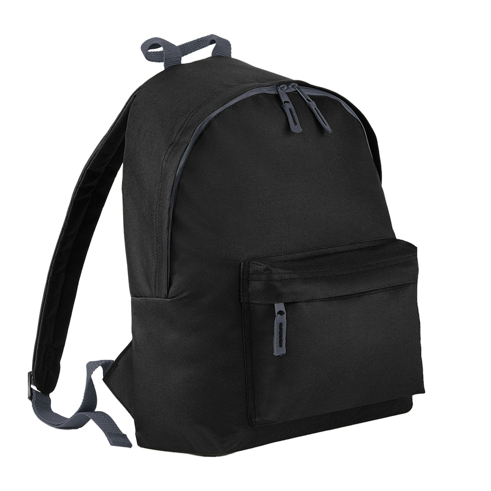 image 1 of Bagbase Childrens/Kids Fashion Backpack - Black - One Size