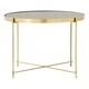 image 2 of Allure Black Mirror Low Side Table Black