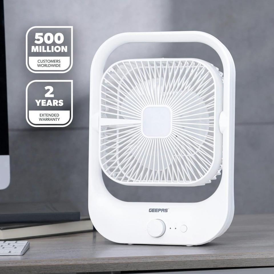 image 1 of GEEPAS Silent Desk Cooling Fan