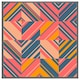 image 4 of Striped bright geometric pattern (Picture Frame) White | M