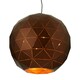 image 2 of Interiors by Premier Large Coffee Finish Pendant Light