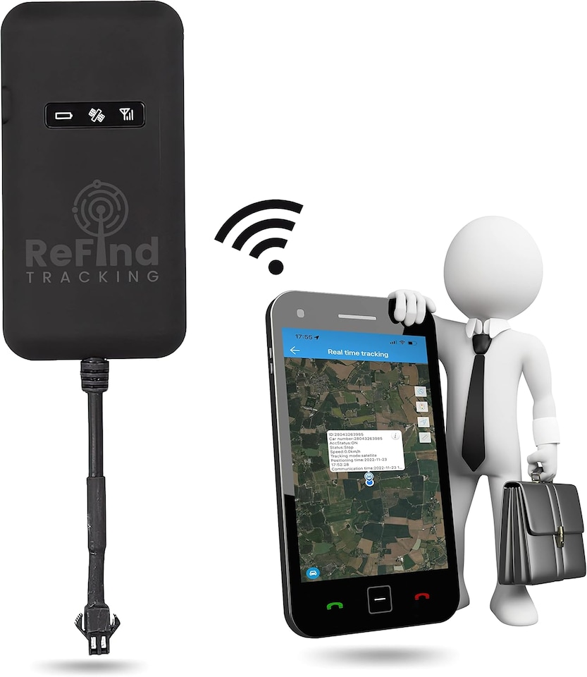 image 1 of ReFind Car GPS Tracker - Free Lifetime Software with No Monthly Fees. Anti-Theft Vehicle Tracker for Cars, Bikes, Motorbikes, Vans, Caravans and Boats (Sim Needs Crediting)