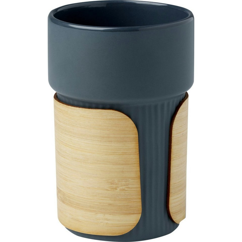 image 1 of Fika Bamboo Sleeve 340ml Tumbler - Hale Blue - One Size