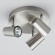 image 4 of BHS Barley Spotlight Plate | Silver | Satin Nickel | 1