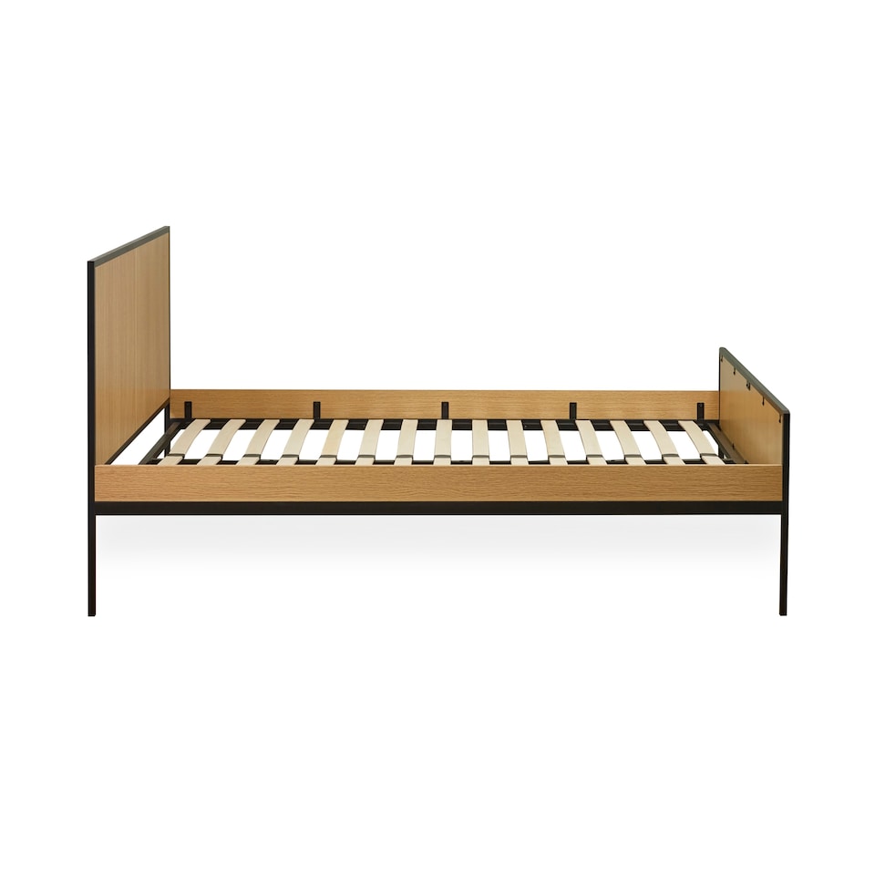 image 1 of Horizon Oak Effect  Bed Frame -  King (150cm)