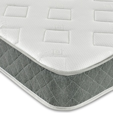 Essentials Jump n Tac Hybrid Mattress - 7.5" Deep, Soft Feel Grey | Small Double