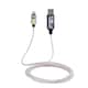 image 4 of Lazerbuilt Rick & Morty Flowing LED Lightning Charging Cable
