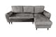 image 1 of Sienna 3 Seater Left Hand Facing Storage Sofa Bed in Grey, Silver or Beige | Grey | One Size