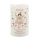 image 1 of Personalised Fairy Princess Night Light LED Candle Cream