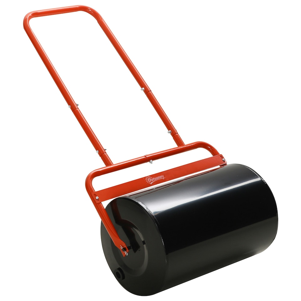image 1 of Outsunny Combination Push w/ 38L Sand or Water Garden Red