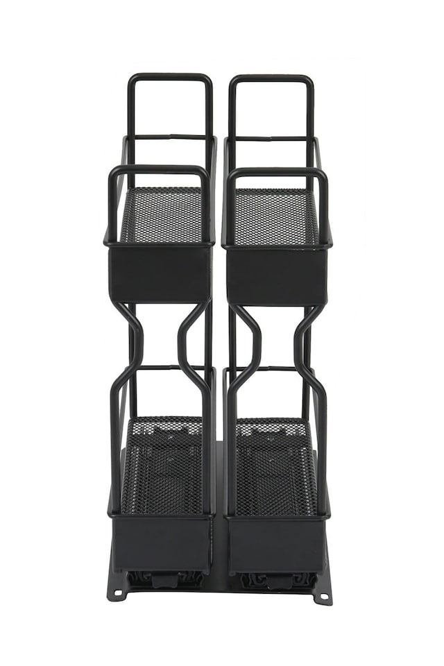 image 1 of Living and Home Multi-functional seasoning bottle storage rack multi-layer rack - Black