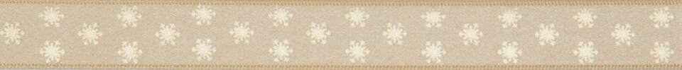 Berisfords Honey  25mm Metallic Polka Flakes Ribbon for Dressmaking - per metre