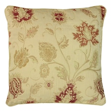 Paoletti Zurich Floral Jacquard Cushion | Cream | Champagne | 45 x 45cm | 1