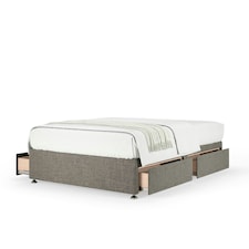 Memory Maestro Memory Foam Slate Linen 4 Drawer Divan Set Super King
