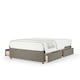 image 1 of Memory Maestro Memory Foam Slate Linen 4 Drawer Divan Set Super King