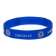 image 1 of Chelsea FC Official Football Silicone Wristband - Blue/White - One Size
