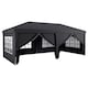 image 1 of Outsunny 3 x 6m Pop Up Gazebo Height Adjustable Party Tent w/ Storage Bag Grey