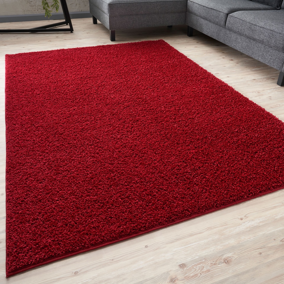 image 1 of The Rugs Myshaggy Collection Plain Soft High Pile Shaggy Floor Rugs and Runners Living Room Bedroom