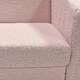 image 8 of AIYAPLAY Kids Sofa Bed, Folding Toddler Armchair Recliner Couch Pink Pink