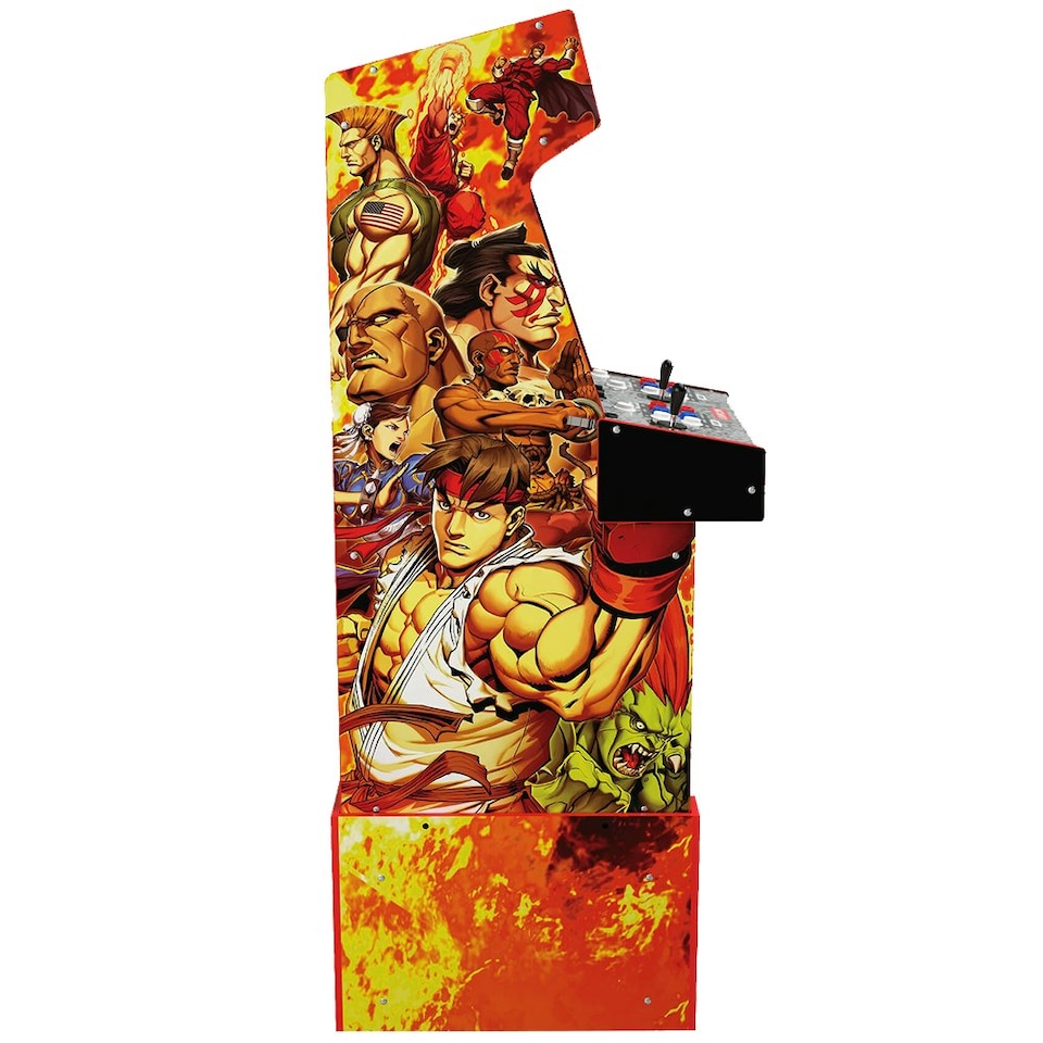image 1 of Arcade1Up Street Fighter Turbo Legacy Yoga Flame 14-in-1 Wifi Enabled Arcade Machine Orange