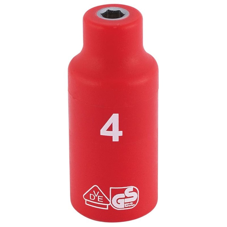 4Mm Vde 1/4" Insul. Socket - 31143