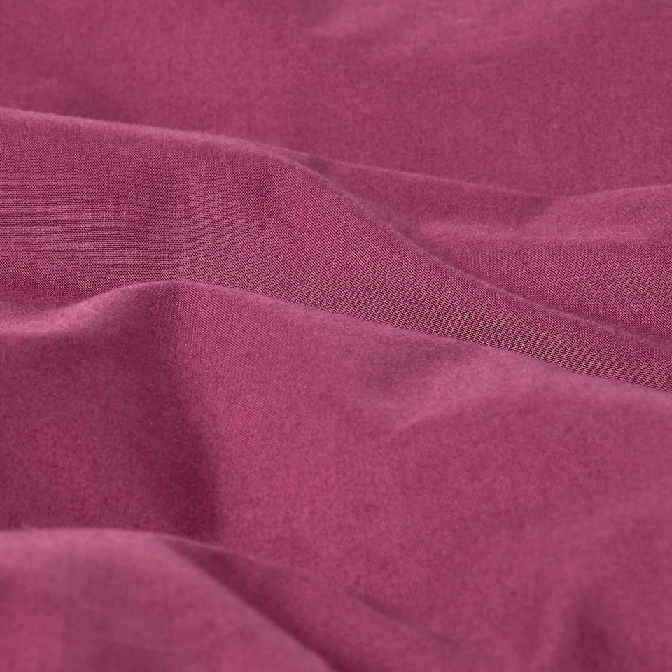 image 1 of Homescapes Plum Cotton Duvet Cover Set - 200 Thread Count - King Size Purple | King