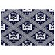 image 1 of Egyptian Hieroglyphs in Navy (Rug) Blue | Small: 60x110cm