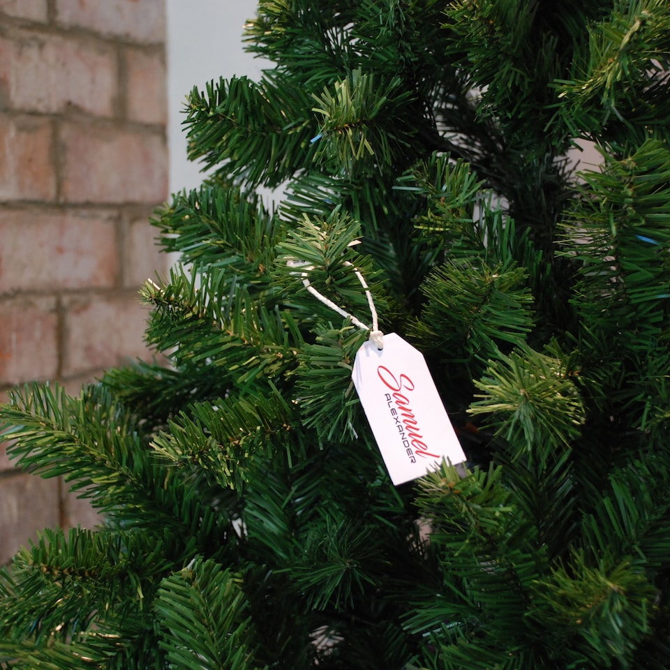 image 1 of 7ft (210cm) Samuel Alexander Luxury Green Christmas Tree 770 Tips 137cm Wide | Green | Green