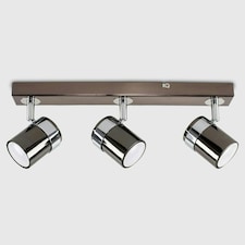 ValueLights Rosie Spotlight Gloss Black Spotlight and GU10 Spotlight LED 5W Cool White 6500K Bulb Black