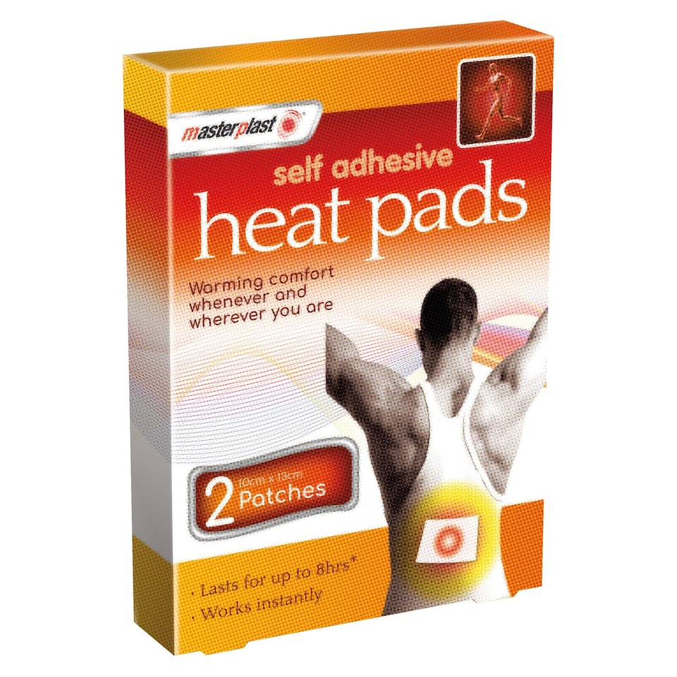 Masterplast Self-Adhesive Heat Pads - Pack of 2