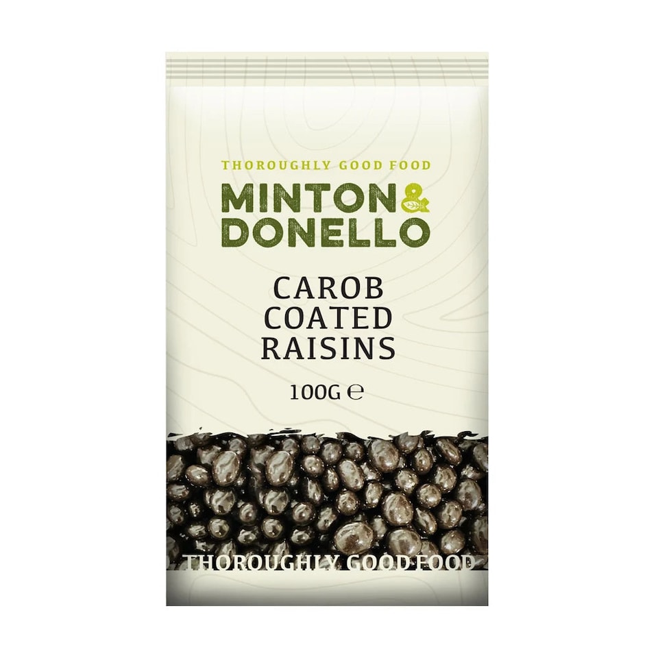 image 1 of Minton & Donello Carob Coated Raisins 6 x 100g | Multi