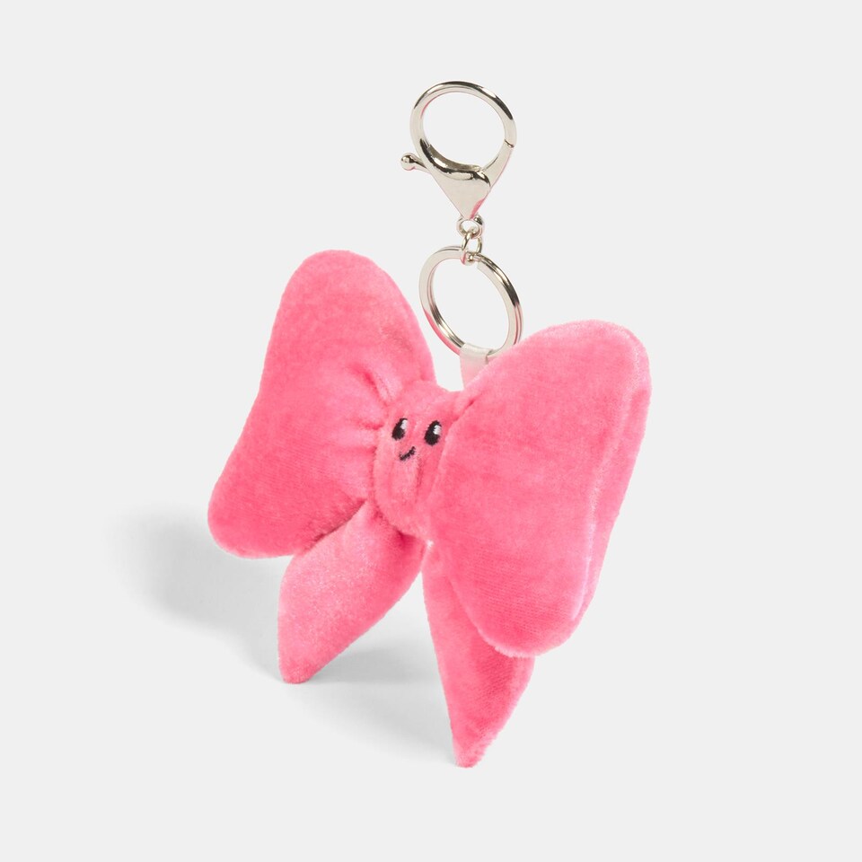 image 1 of OHS Sweetie Pie Bag Charm Keyring Soft Fleece Keychain