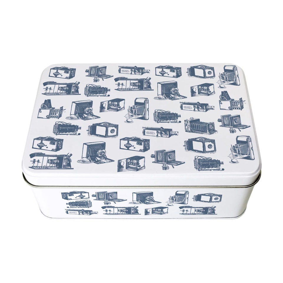 image 1 of Vintage Photography Storage Tin