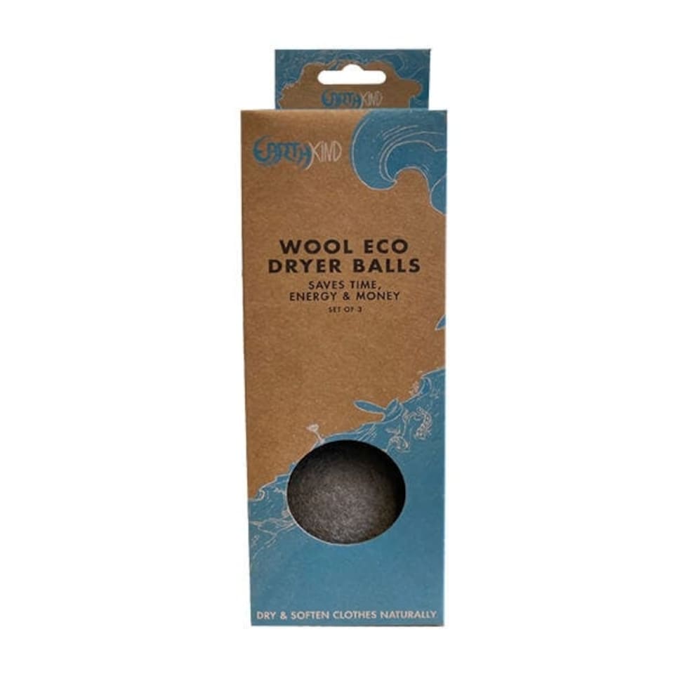 Earthkind Wool Dryer Balls Set Of 3 Grey
