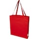 image 2 of Madras Recycled Cotton Gusseted Tote Bag - Red - One Size | Red