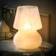 image 2 of ValueLights Beau White Confetti Glass Table Lamp