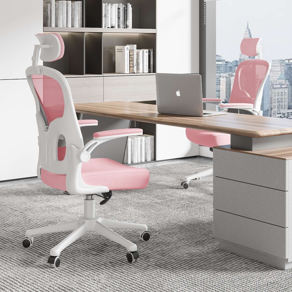 image 1 of Rattantree Ergonomic Office Chair With Headrest & Lumbar Support