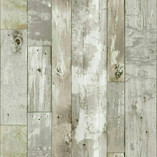 NuWallpaper NH3552 Driftwood Peel & Stick Wallpaper, Brown Multi