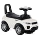 image 6 of HOMCOM 3-in-1 Ride On Car Foot To Floor Slider Toddler w/ Horn Steering White